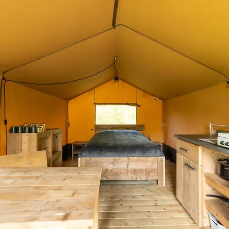 Safari Tent 1 Op Wellness Camping En B&B Stoltenborg Meddo Exterior photo