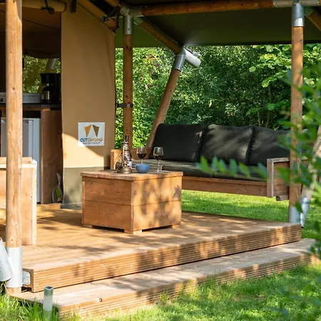 Safari Tent 1 Op Wellness Camping En B&B Stoltenborg Meddo Exterior photo