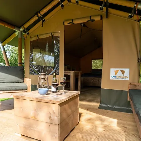 Safari Tent 1 Op Wellness Camping En B&B Stoltenborg Meddo Exterior photo